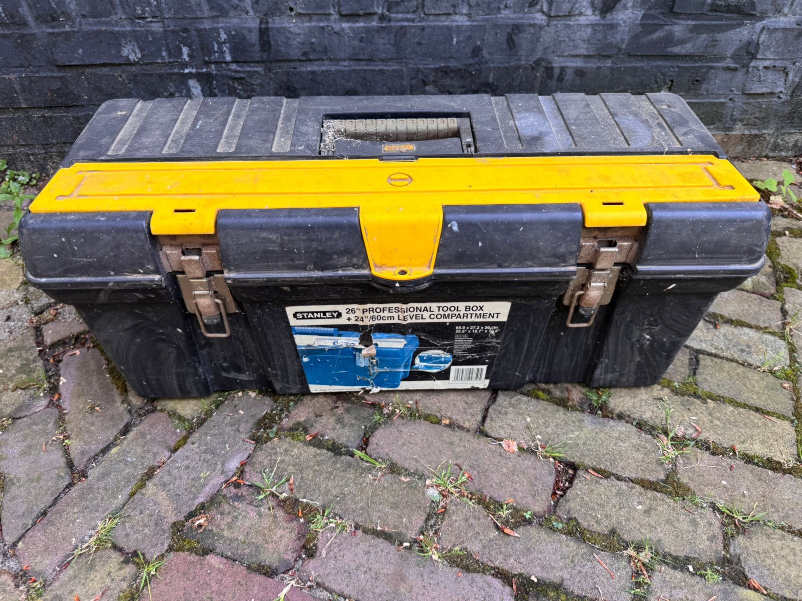 Lange stanley gereedschapskist, Ophalen of Verzenden, Zo goed als nieuw