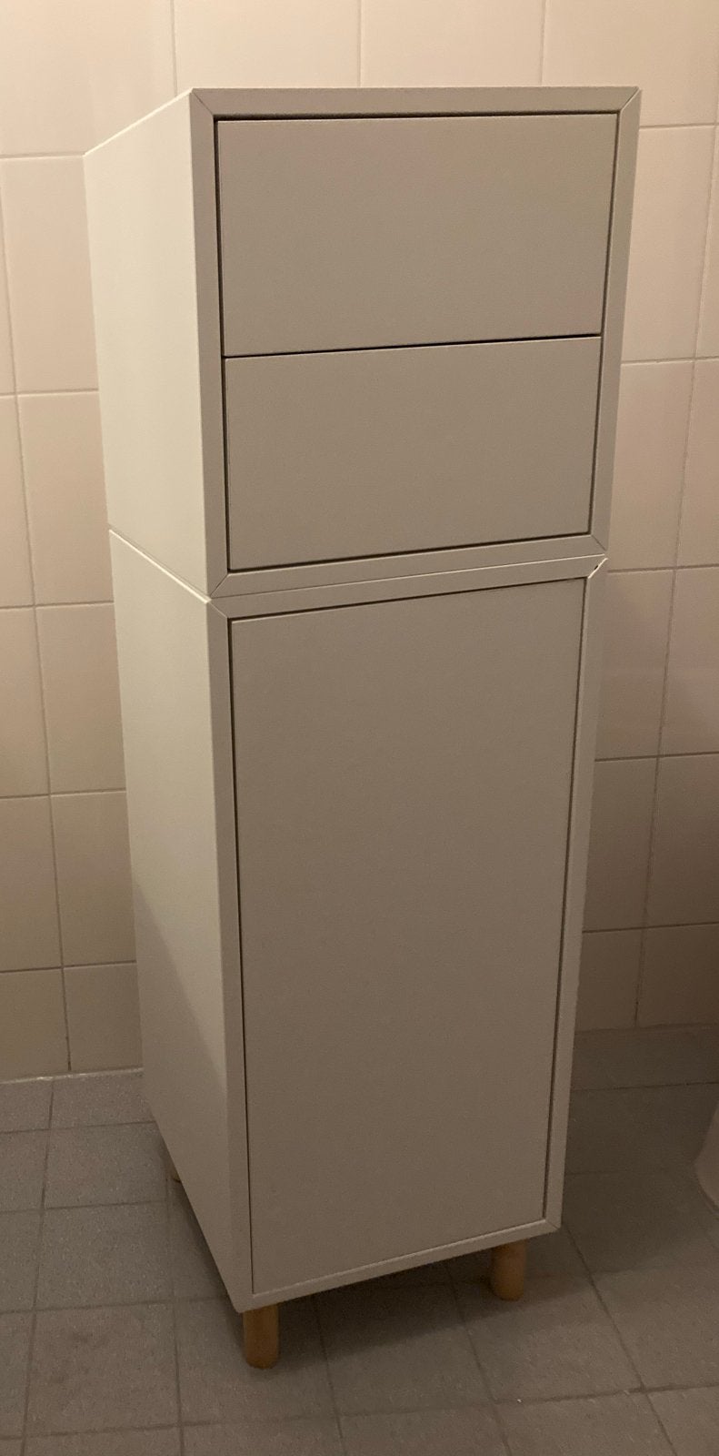 IKEA EKET Kast met lades - Wit, Ophalen, Zo goed als nieuw