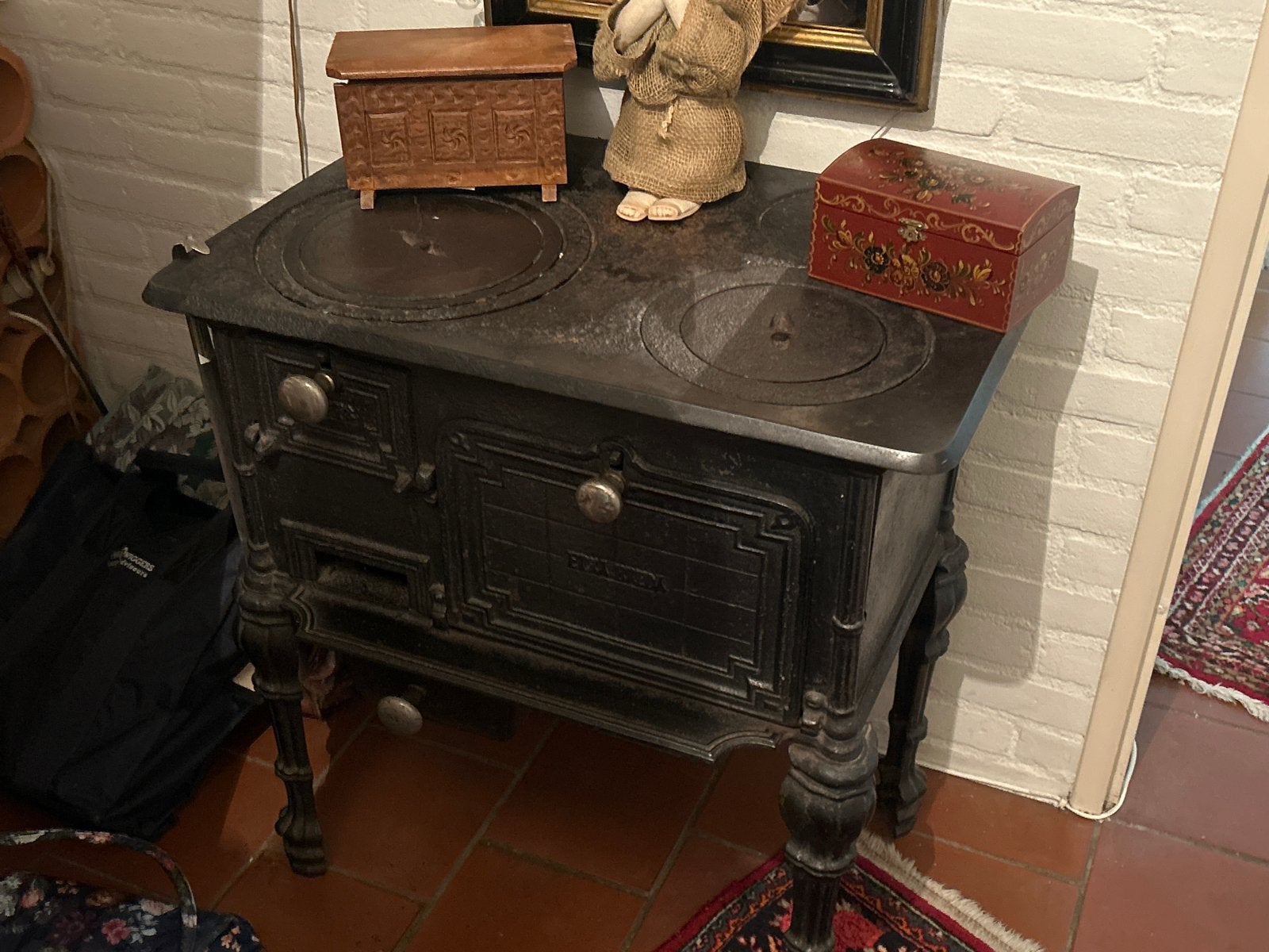 Originele gietijzeren Etna oven - Onverwoestbaar, Ophalen
