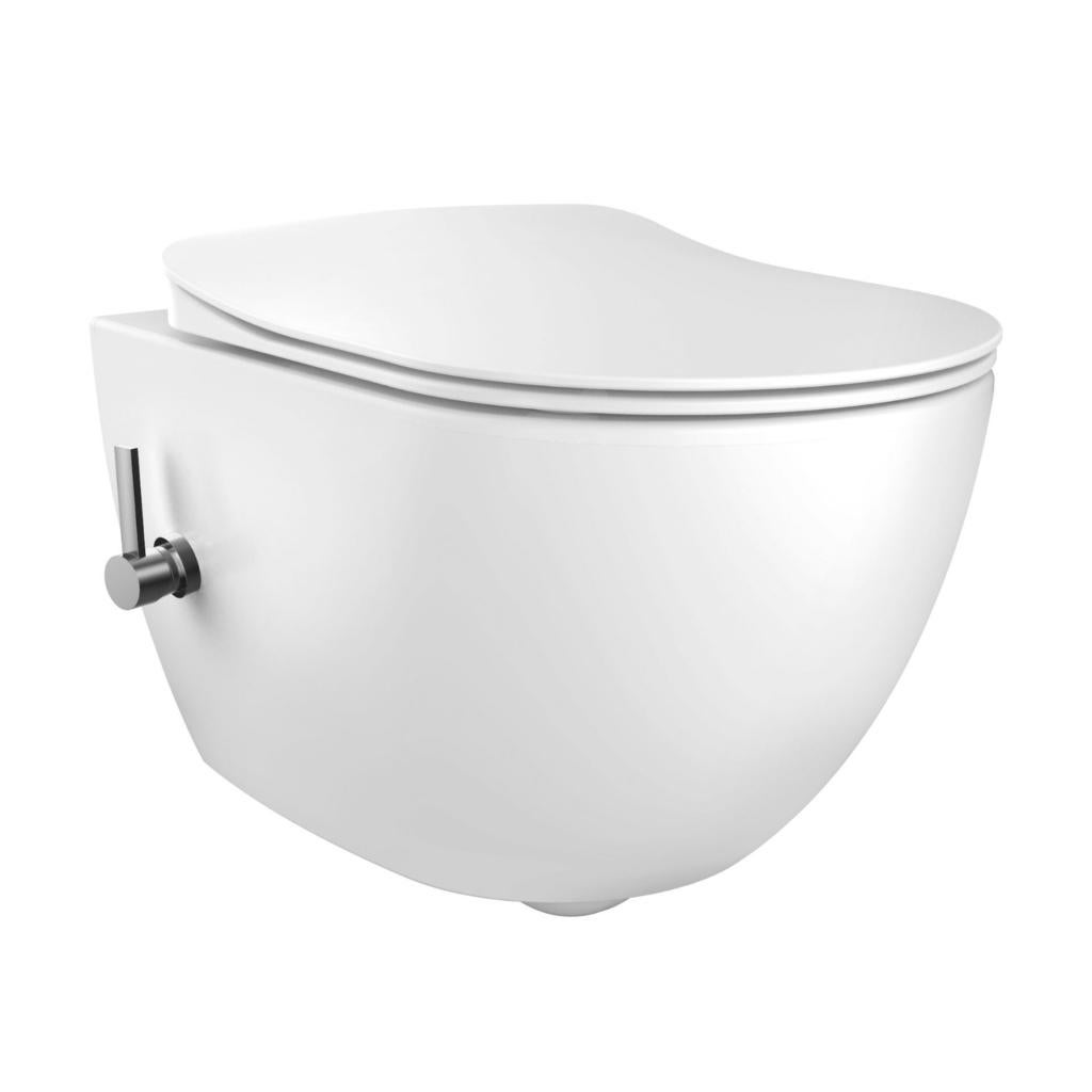Hangtoilet met bidet en wc-bril (nieuw in verpakking), Ophalen, Nieuw