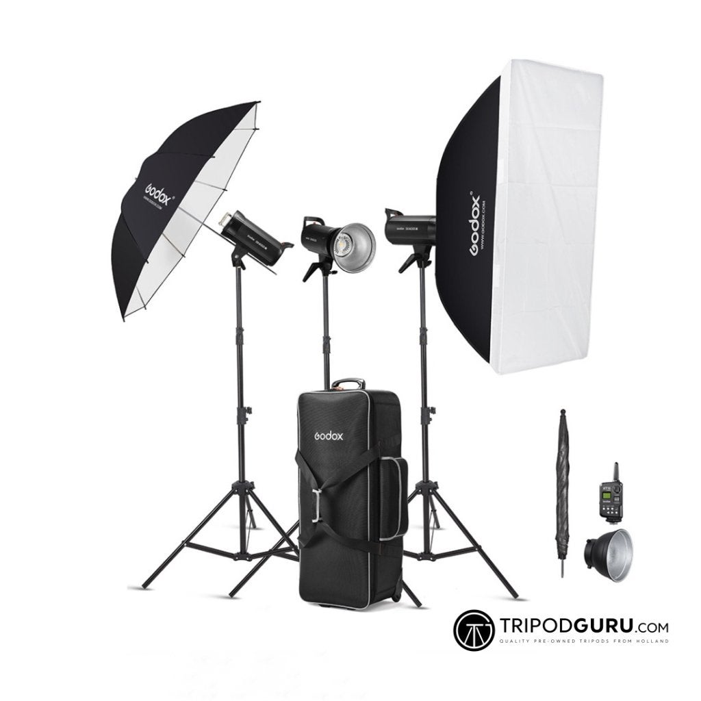 Godox SK400IIV-D Studio Flash Kit - nieuw -, Ophalen, Inclusief softbox, Complete fotostudio, Nieuw