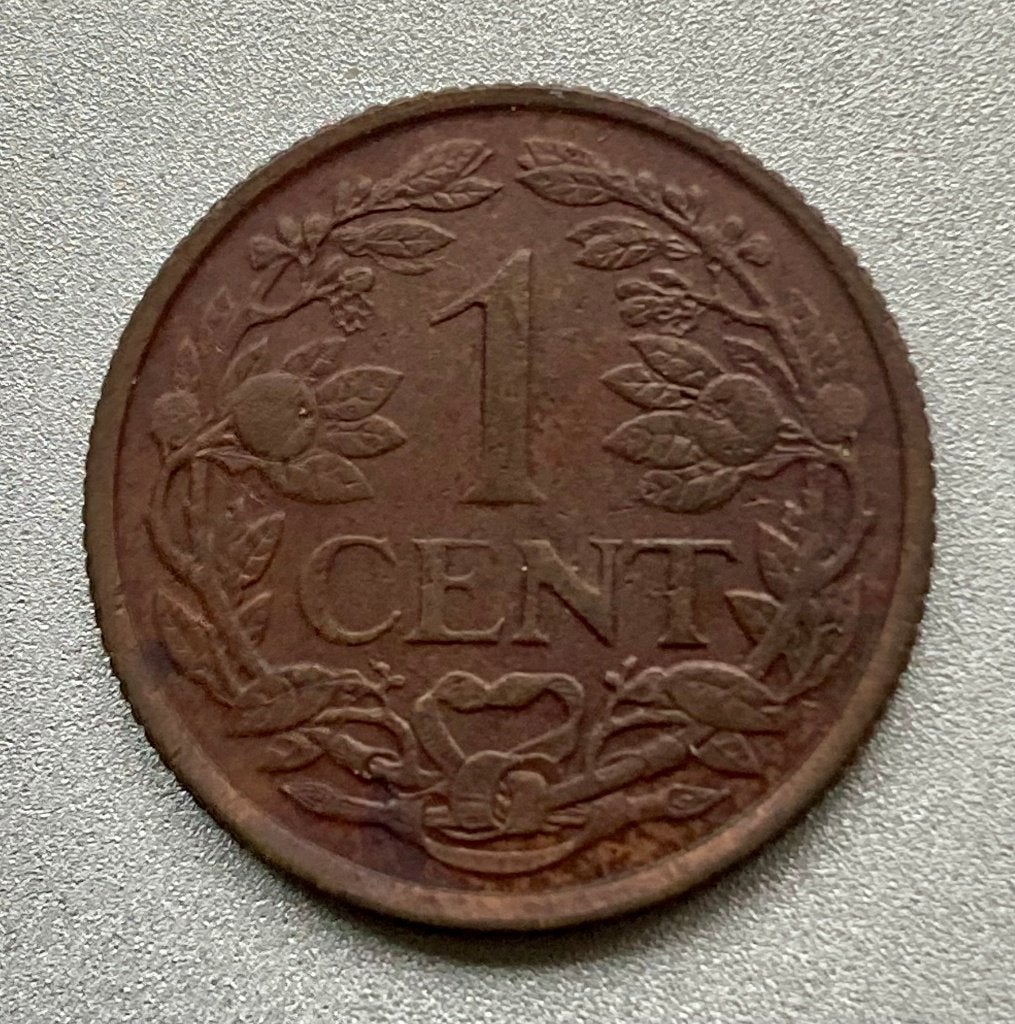 1 Cent Nederlandse Antillen 1963, Verzenden, Koningin Juliana, 1 cent, Losse munt