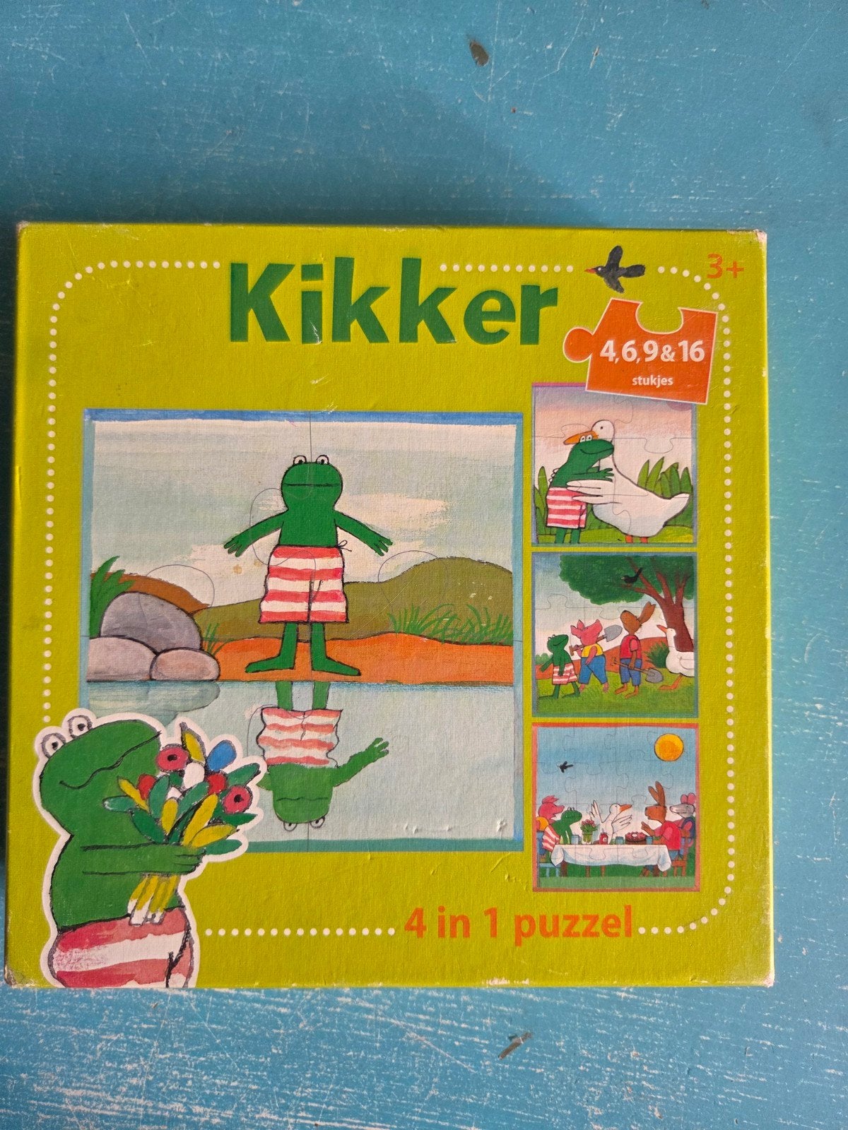 kikker puzzel, Ophalen of Verzenden, 10 tot 50 stukjes, Gebruikt