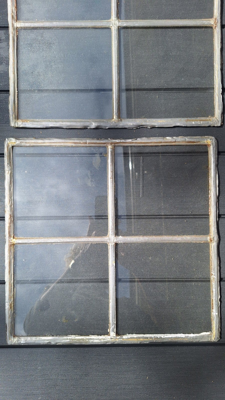 glas in lood raampjes 4x4, Ophalen, Gebruikt, Minder dan 80 cm, Minder dan 80 cm