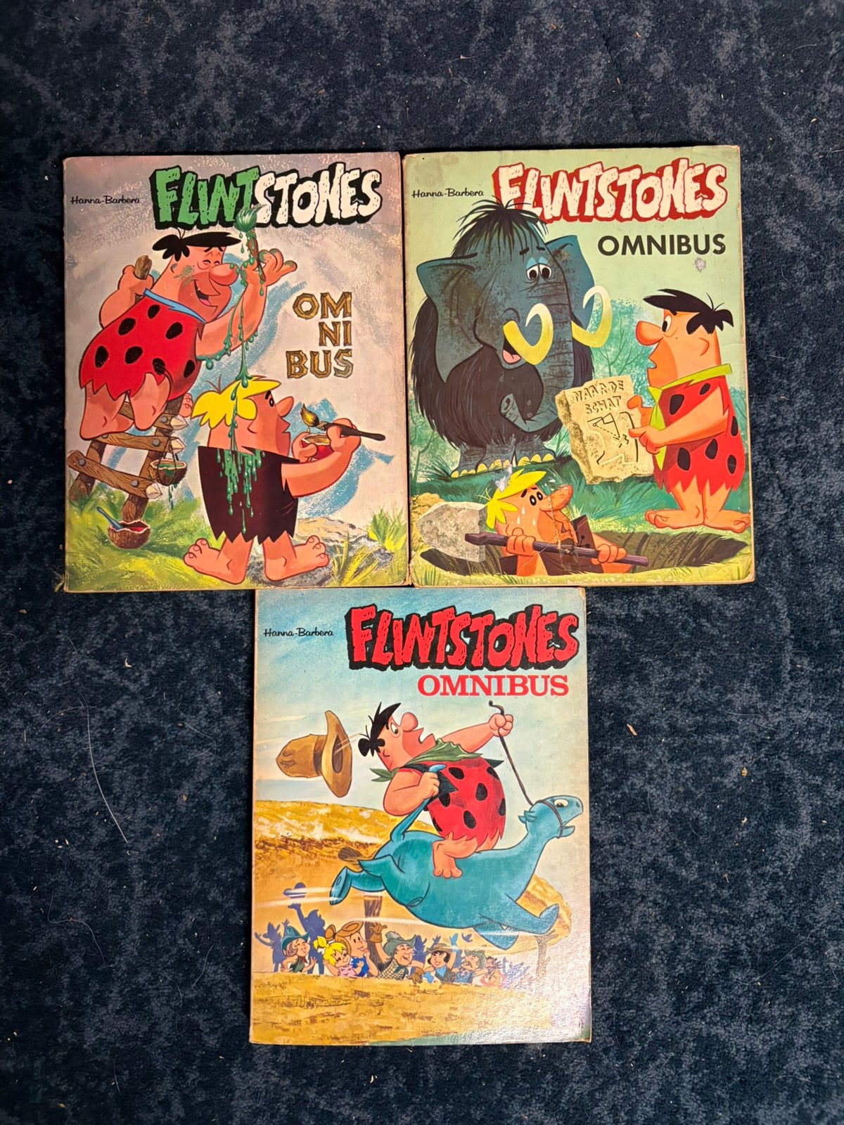 3 x Flintstones omnibus jaren 60 vorige eeuw, Eén stripboek, Ophalen of Verzenden, Zo goed als nieuw