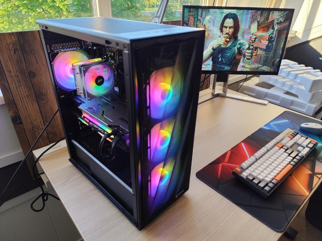 Gaming PC RGB – i7 8700 RTX 2080 Super 32GB 1.5TB WIN11 PRO, 512GB SSD + 1TB HDD, Ophalen of Verzenden, Zo goed als nieuw, Gaming