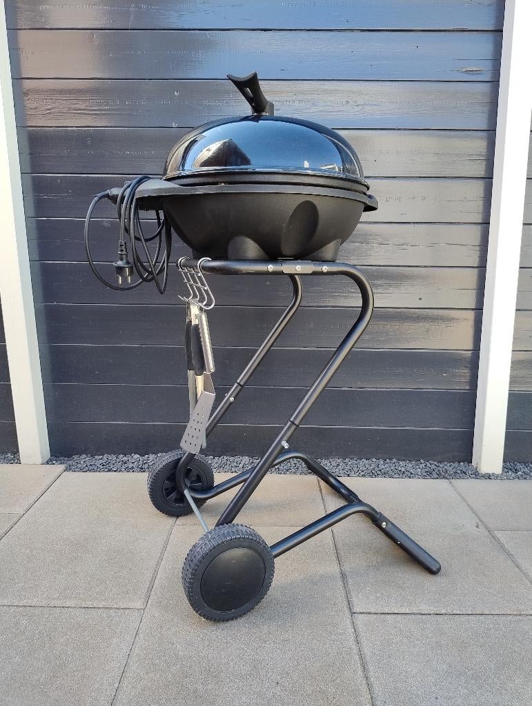 Elektrische barbecue z.g.a.n., Tuin en Terras, Elektrische barbecues, Ophalen, Zo goed als nieuw