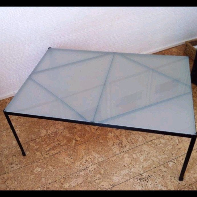 UNIEK Vintage IKEA Roma Salontafel Niels Gammelgaard '87/91, Ophalen, Gebruikt, 100 tot 150 cm, 50 tot 100 cm