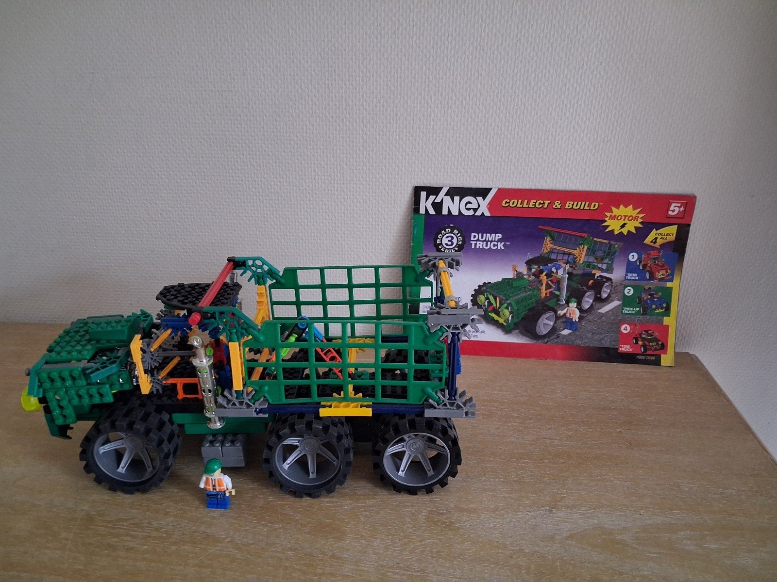 Knexx dump truck set 11908/78066 met instructieboekje, Ophalen of Verzenden, Zo goed als nieuw, K'nex