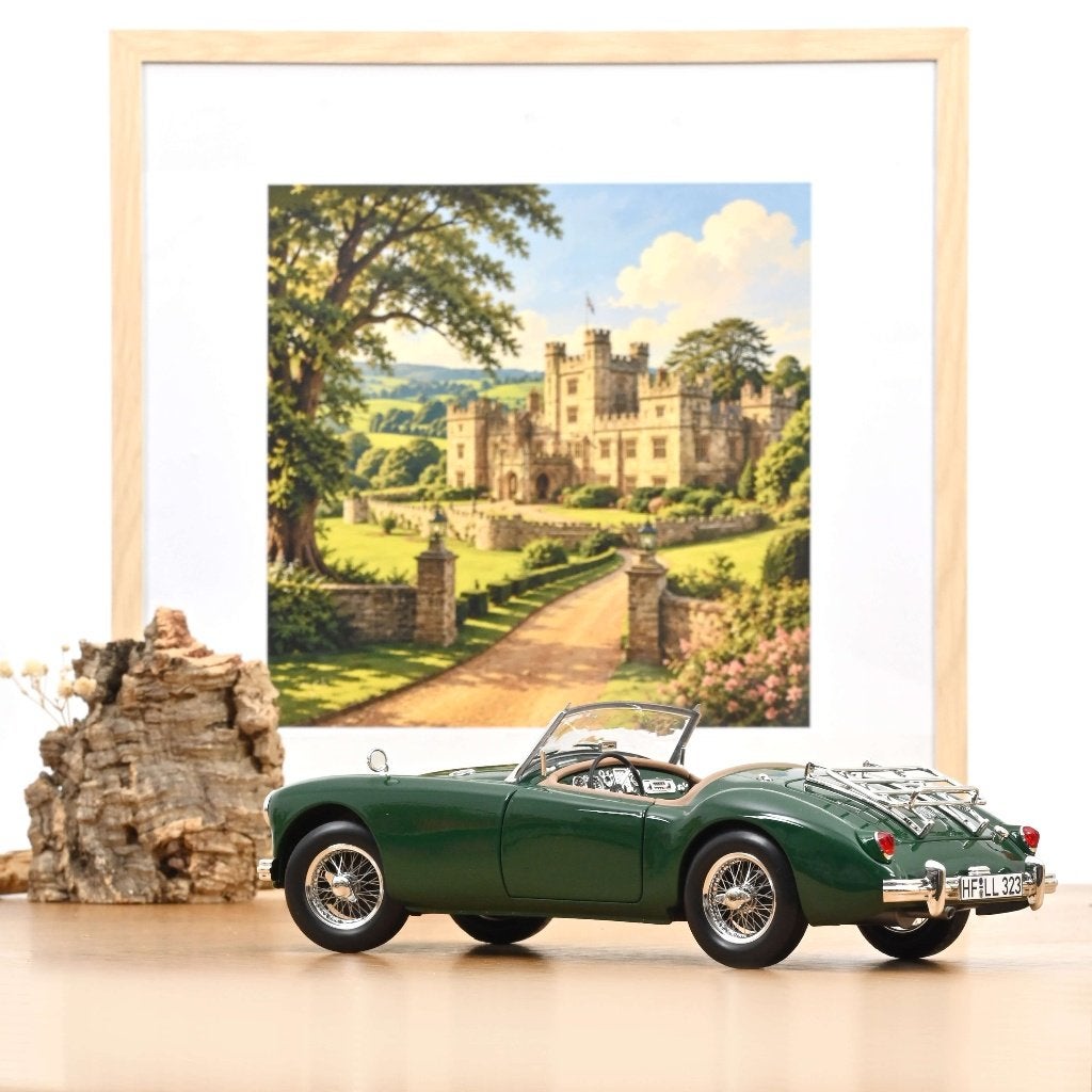 Norev 1:18 MGA 1955 British Racing Green, -, Nieuw, Norev, Ophalen of Verzenden