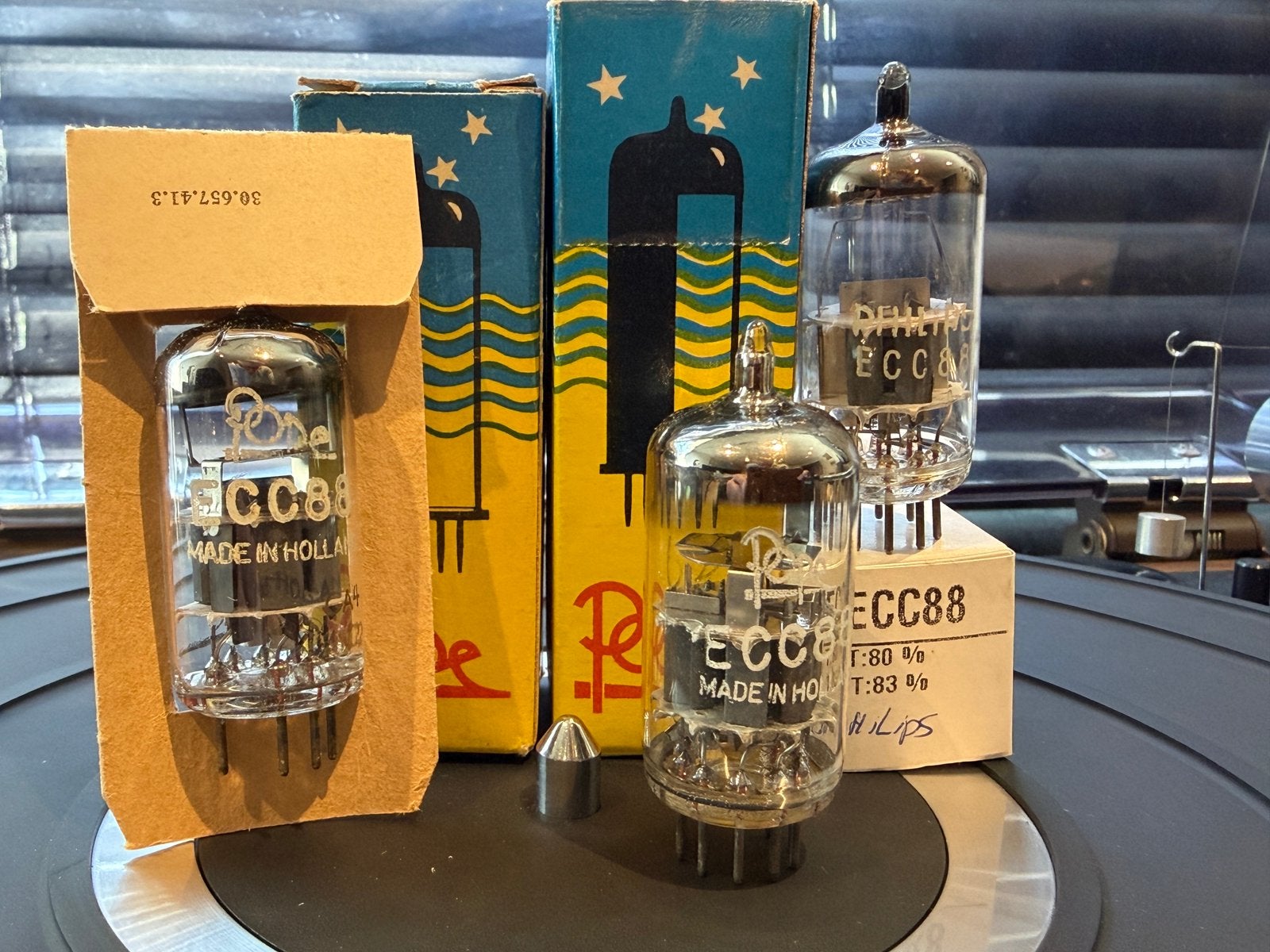 3 x geteste ECC88 buisjes, Ophalen of Verzenden