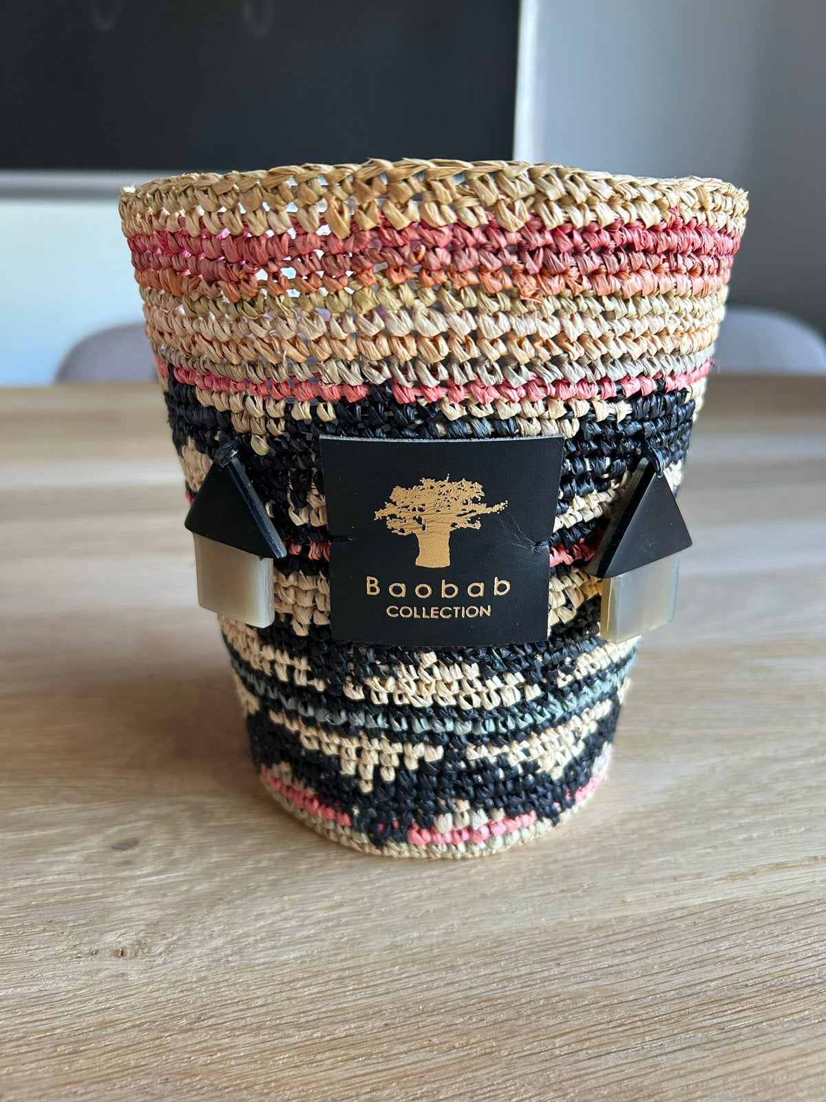 Baobab Collection geurkaars 16 cm, Huis en Inrichting, Gebruikt, Meerkleurig, Overige merken, Natuurlijk materiaal