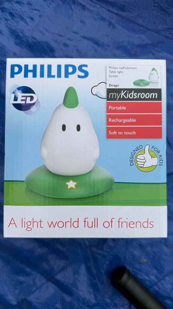 Philips myKidsroom Drago LED Nachtlampje Groen, Kinderen en Baby's, Kinderkamer | Inrichting en Decoratie, Ophalen of Verzenden