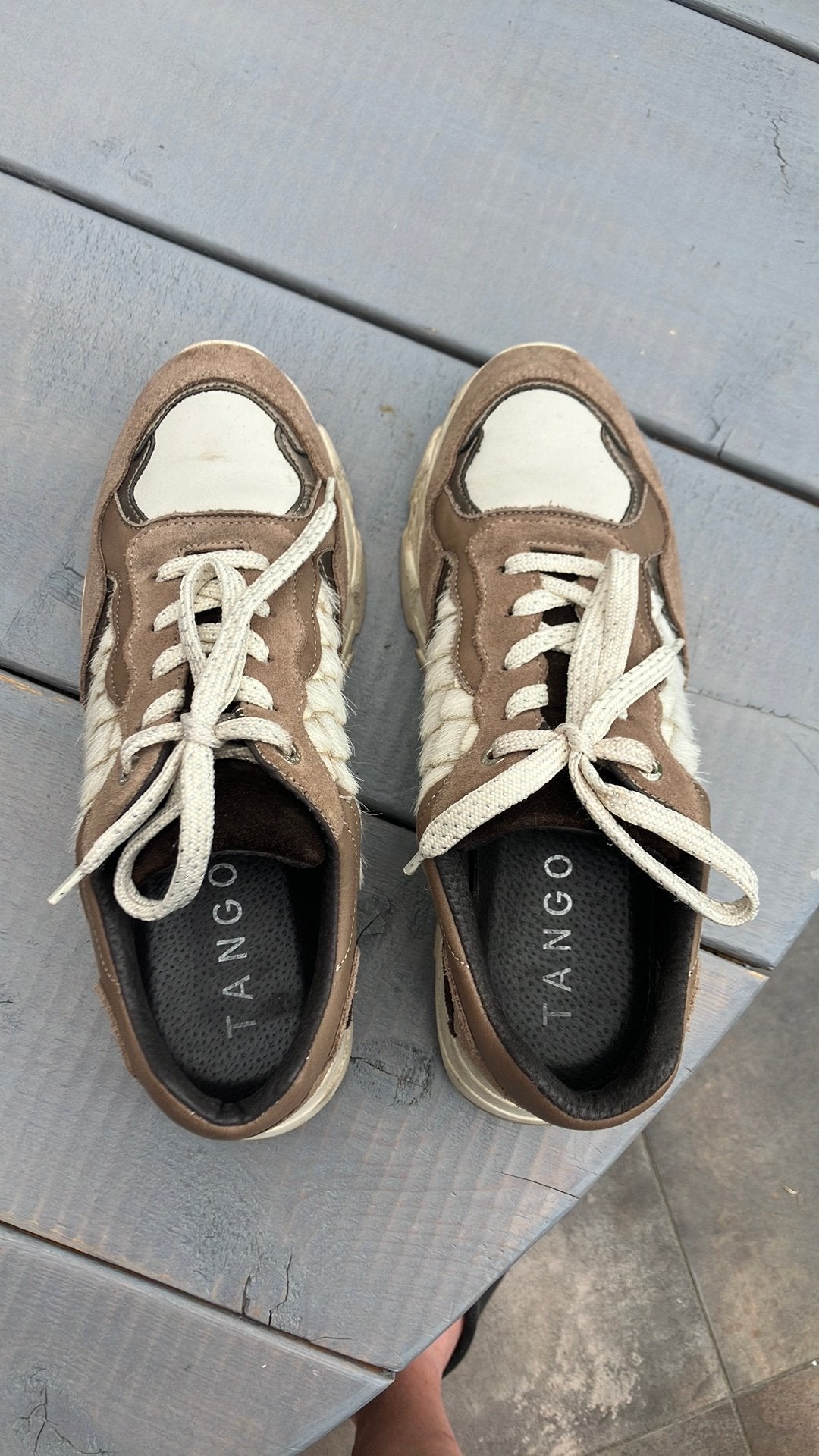Sneakers, Kleding | Dames, Schoenen, Bruin, Ophalen of Verzenden, Sneakers of Gympen, Gedragen
