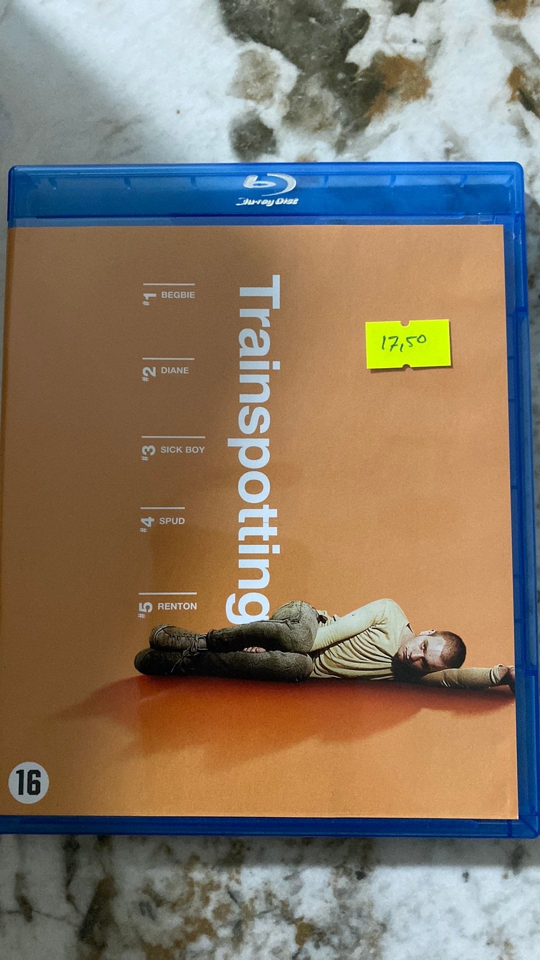 Trainspotting blu ray NL versie, Ophalen of Verzenden, Zo goed als nieuw