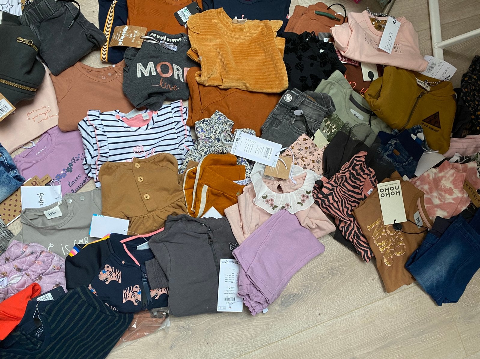 Nieuw partij babykleding 45 items pakket, Verzenden, Zo goed als nieuw