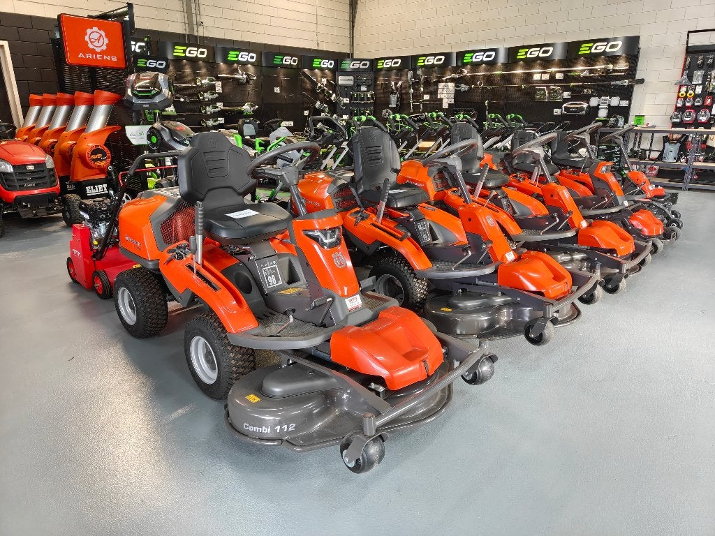 Nieuwe & gebruikte zitmaaiers Husqvarna John Deere EGO Kress, Gebruikt, Ophalen of Verzenden, Mulchfunctie, 90 tot 120 cm