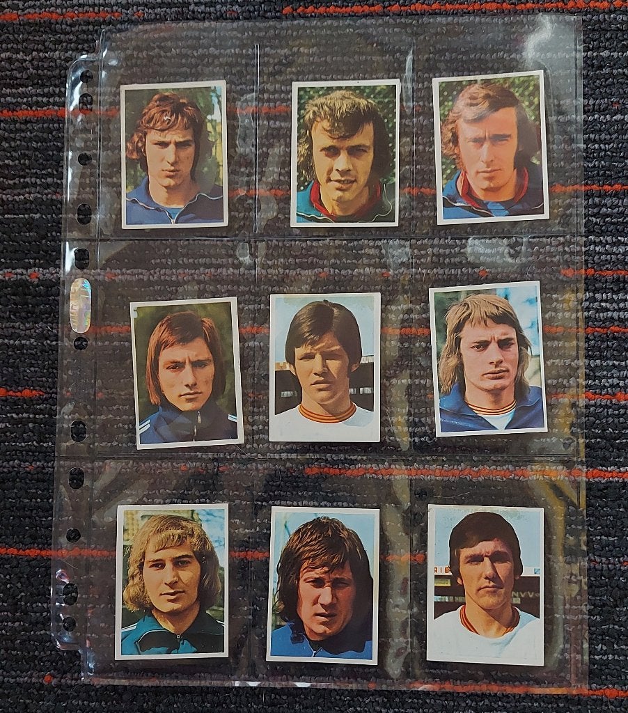 Voetbalplaatjes Go Ahead Eagles Vanderhout 1973 / 1974, Ophalen of Verzenden, Zo goed als nieuw, Overige binnenlandse clubs, Poster, Plaatje of Sticker