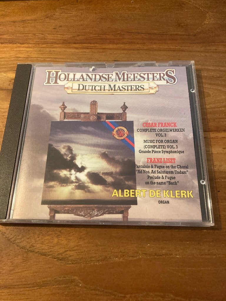 Hollandse Meesters - Cesar Franck complete orgelwerken vol.3, Verzenden, Overige typen, Zo goed als nieuw, Classicisme