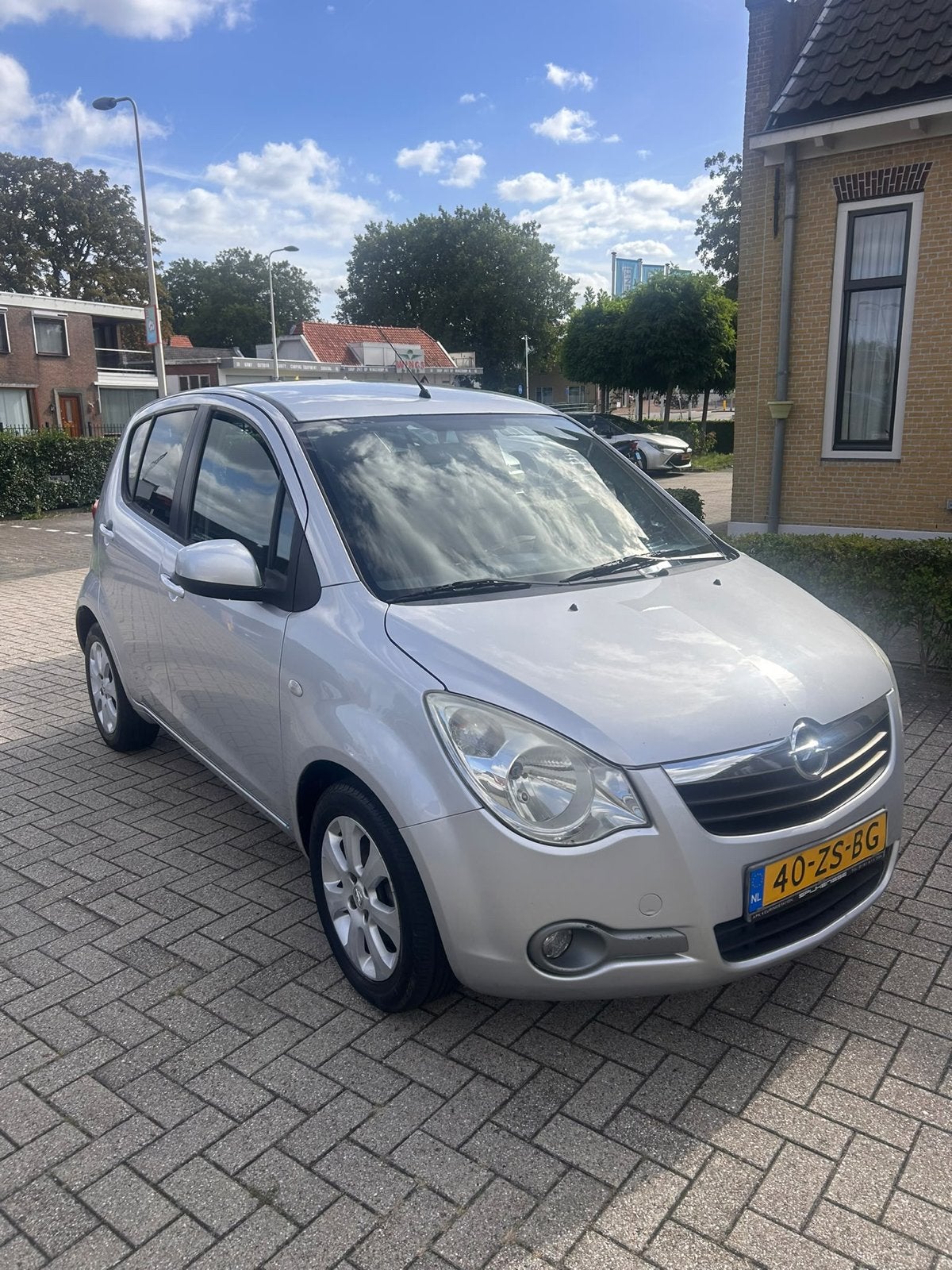 Opel Agila 1.2 16V 2008 Grijs, Auto's, Voorwielaandrijving, 40 €/maand, 4 cilinders, 965 kg