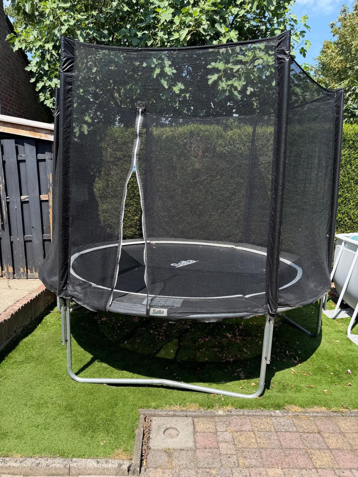 Trampoline merk black edition, Ophalen, Zo goed als nieuw