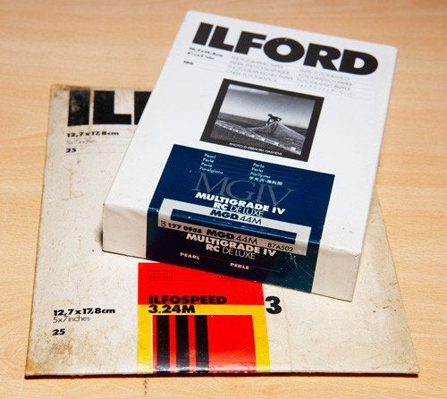 Fotopapier, Ophalen