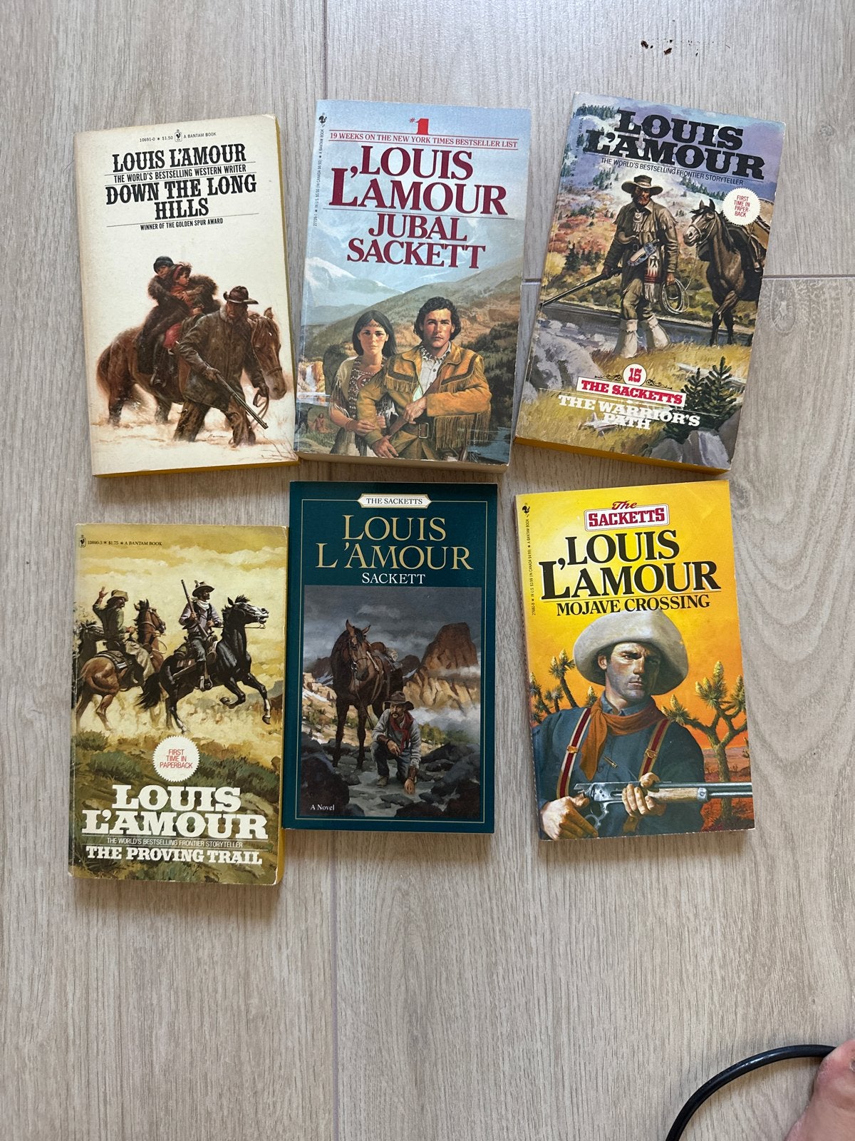 Louis L'Amour boeken collectie - 6 Western romans, Ophalen of Verzenden, Gelezen, Amerika