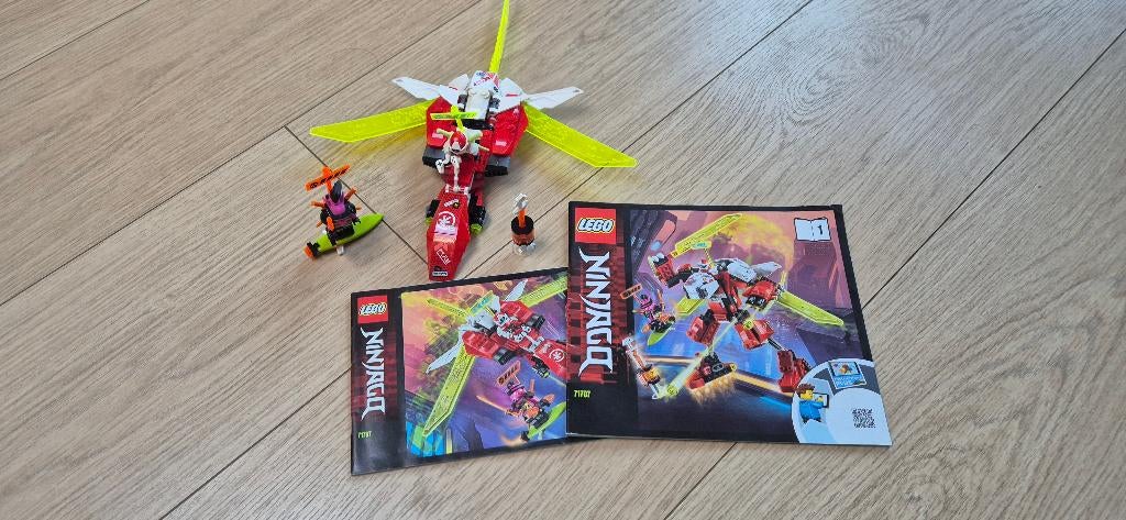 71707 Ninjago Kai Mech Jet, Lego, Ophalen of Verzenden, Compleet, Zo goed als nieuw