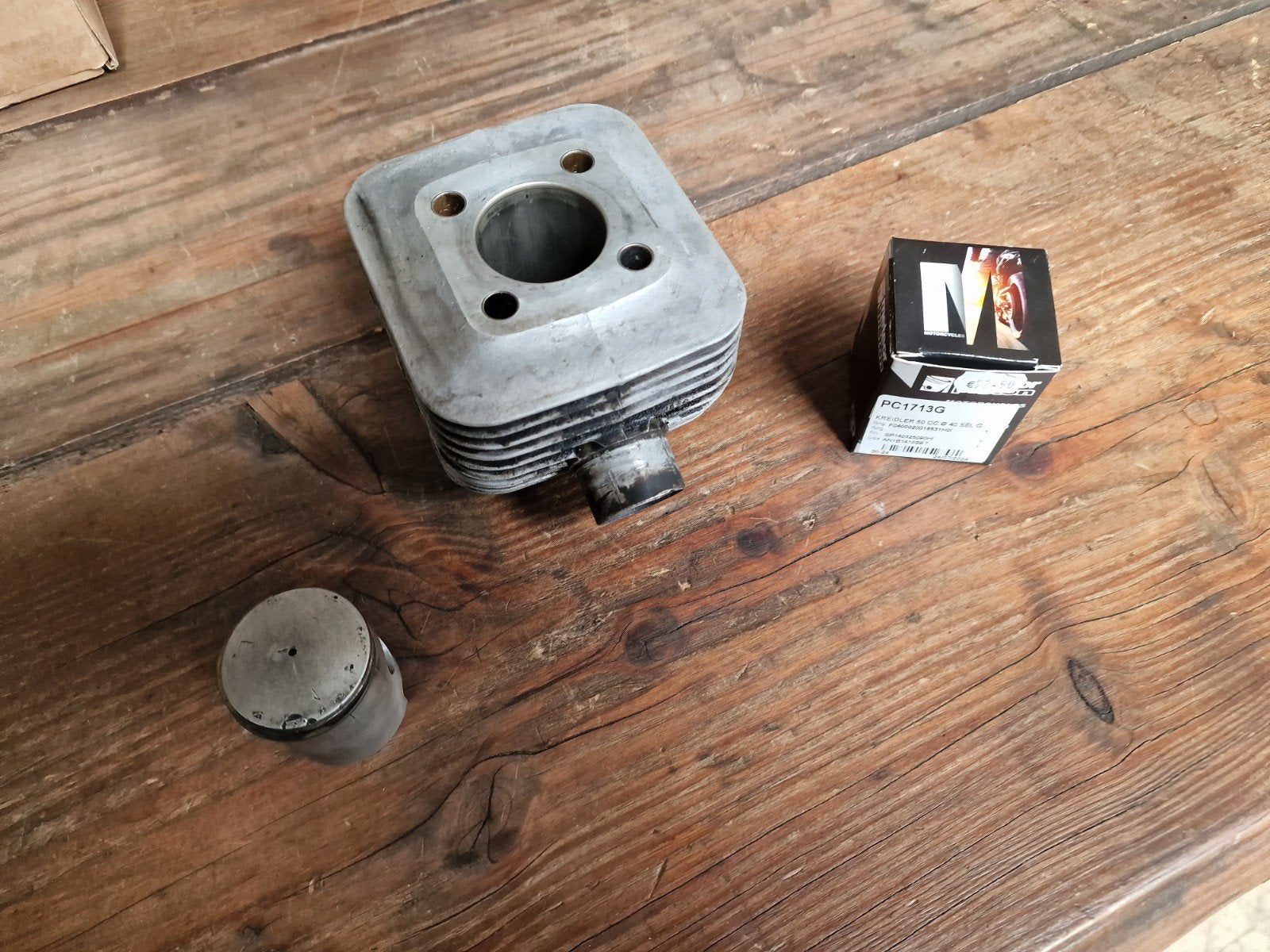 Kreidler 5.3 PK Mahle cilinder 15.63.94, in zeer mooi staat!, Verzenden, Gebruikt, Cilinder