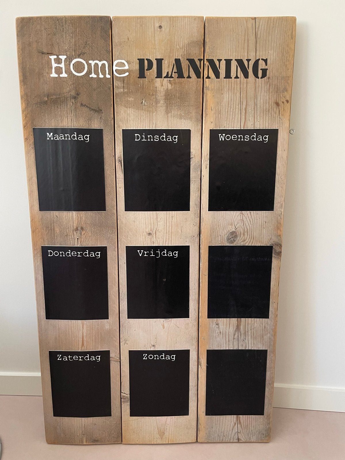 Steigerhouten planbord, Ophalen, Hout, Meerkleurig, Landelijk