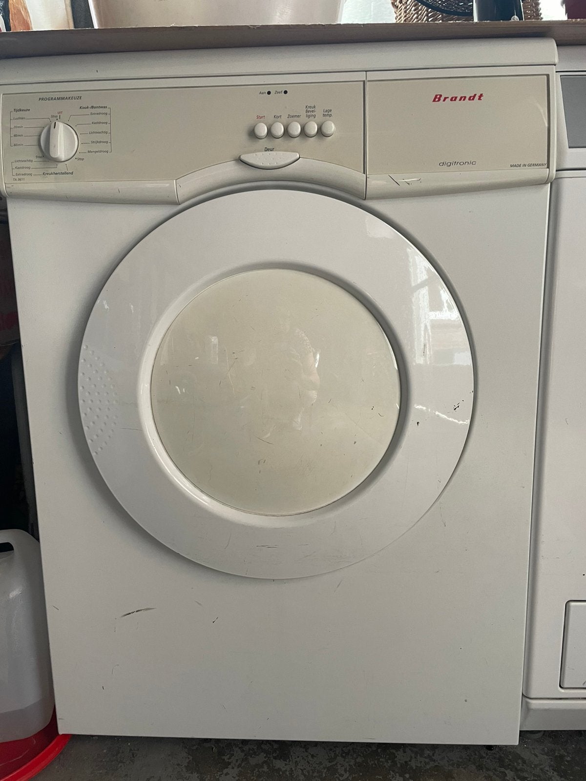 Wasdroger merk Brandt, Witgoed en Apparatuur, Wasdrogers, Ophalen, Gebruikt, Luchtafvoer, 4 tot 6 kg
