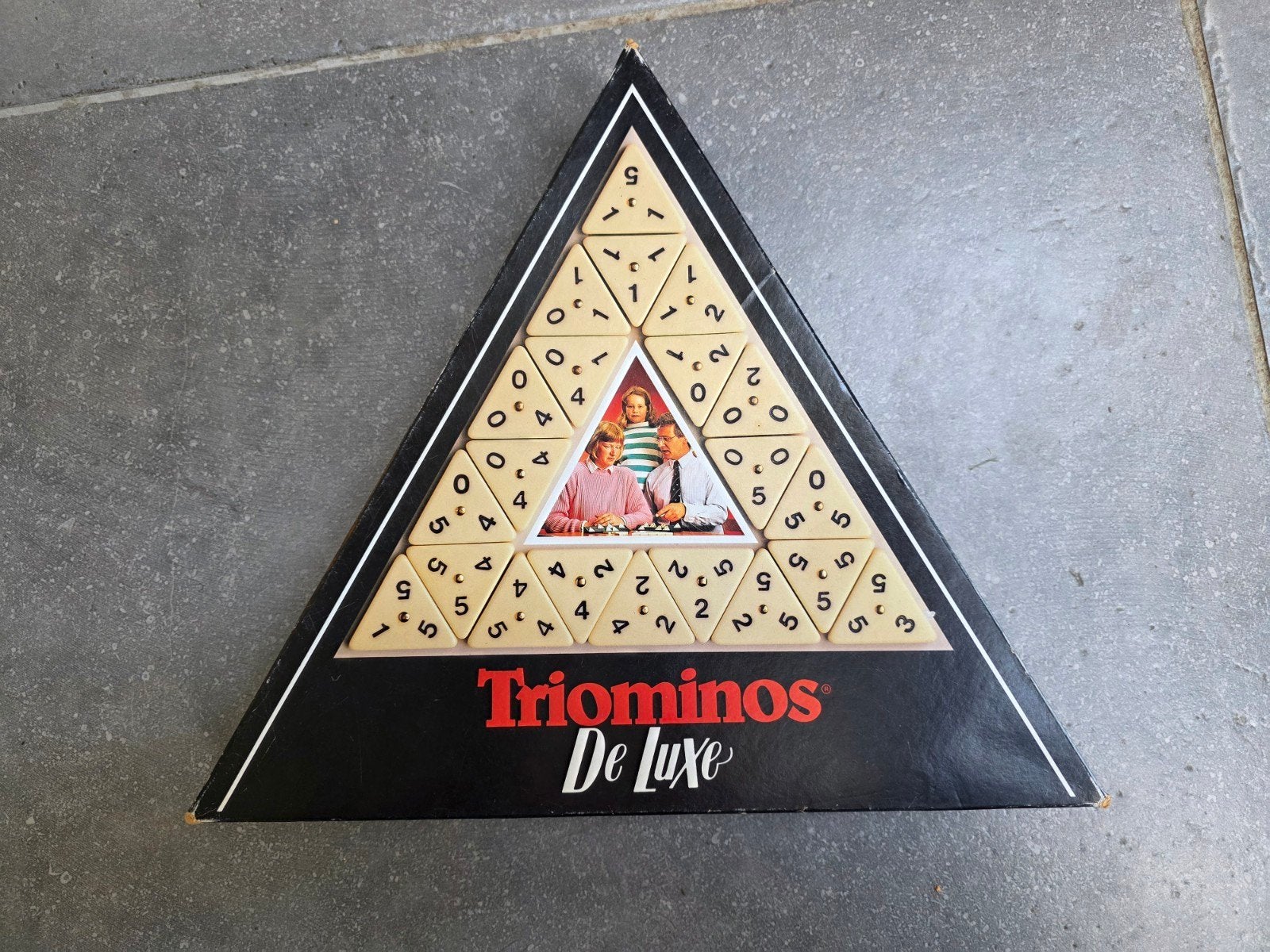 Bordspel Tri-Ominos DeLuxe edition Goliath Triominos De Luxe, Vijf spelers of meer, Ophalen of Verzenden, Zo goed als nieuw, Goliath