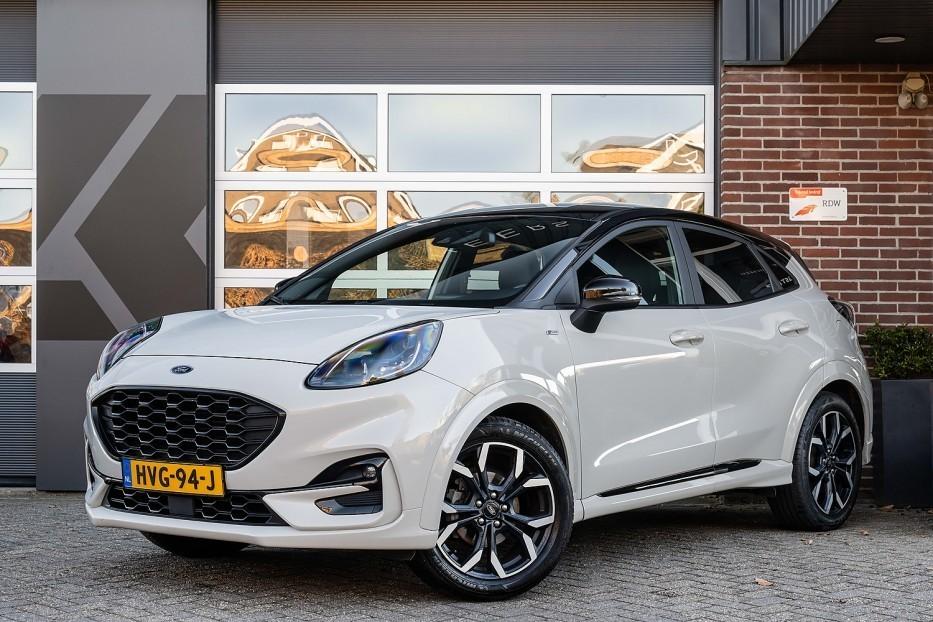 Ford Puma 1.0 EcoBoost Hybrid ST-Line X | Bang & Olufsen | S, Voorwielaandrijving, 125 pk, Euro 6, Wit