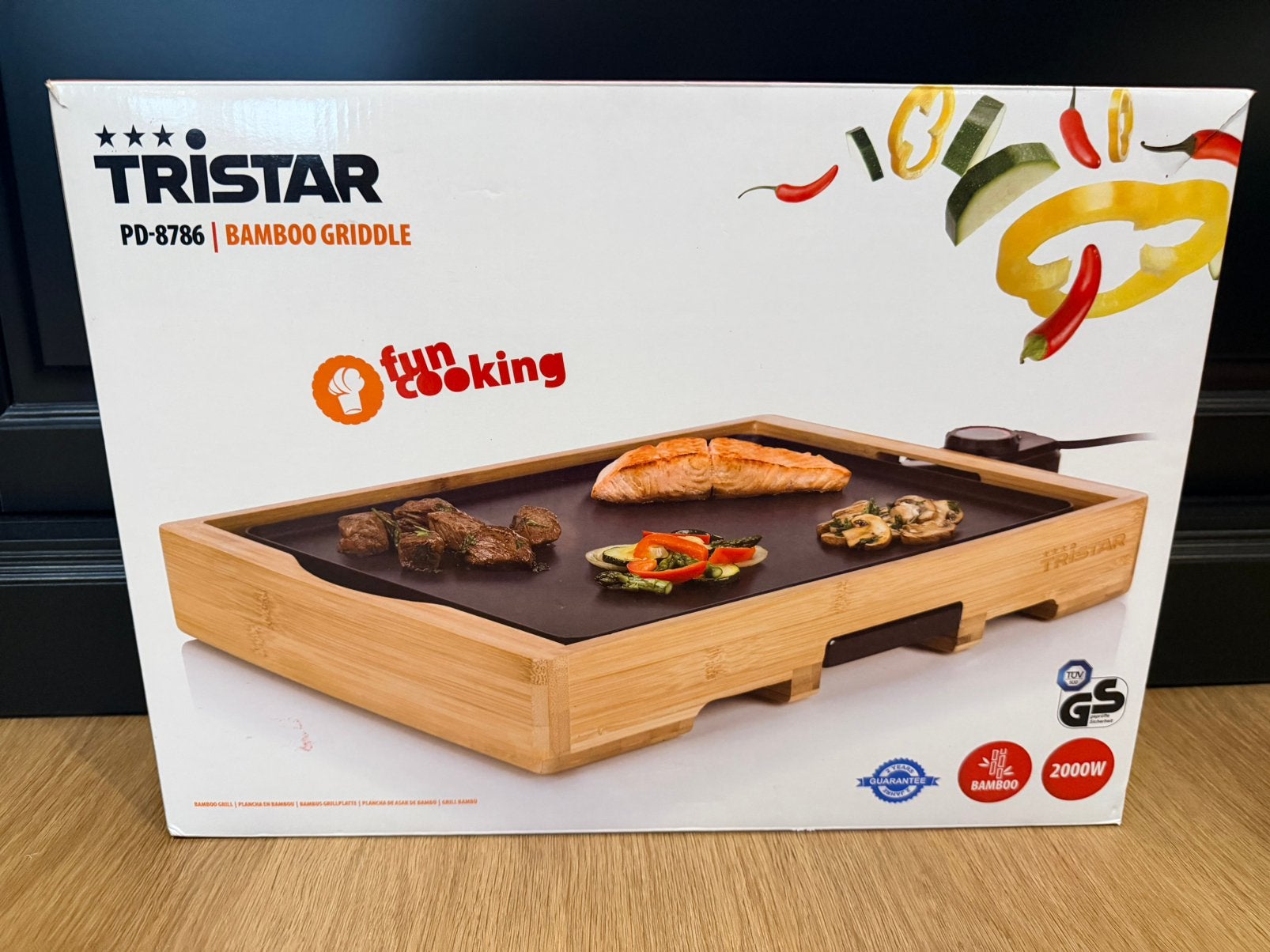 Tristar bamboo grill, Witgoed en Apparatuur, Ophalen, Zo goed als nieuw