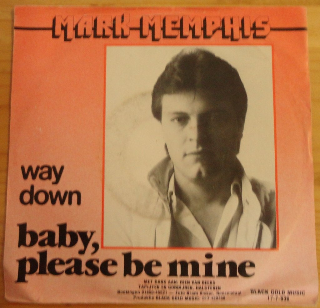 Mark Memphis > Baby please be mine, Ophalen of Verzenden, Gebruikt, 7 inch, Pop