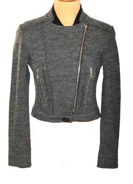 Chloé wollen jasje, jack, Twister, grijs, Mt. M, Verzenden, Chloé, Zo goed als nieuw, Maat 34 (XS) of kleiner
