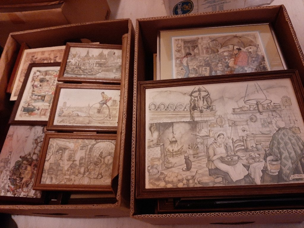 Partij Anton pieck decoratie, Ophalen