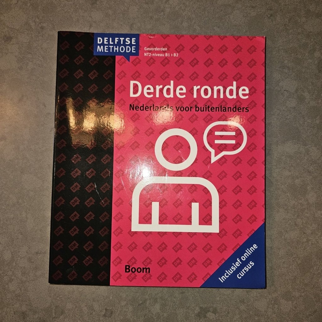Derde ronde - Delftse methode - NT2 Nederlands B1/B2, Ophalen of Verzenden, Alpha, Gelezen, Niet van toepassing