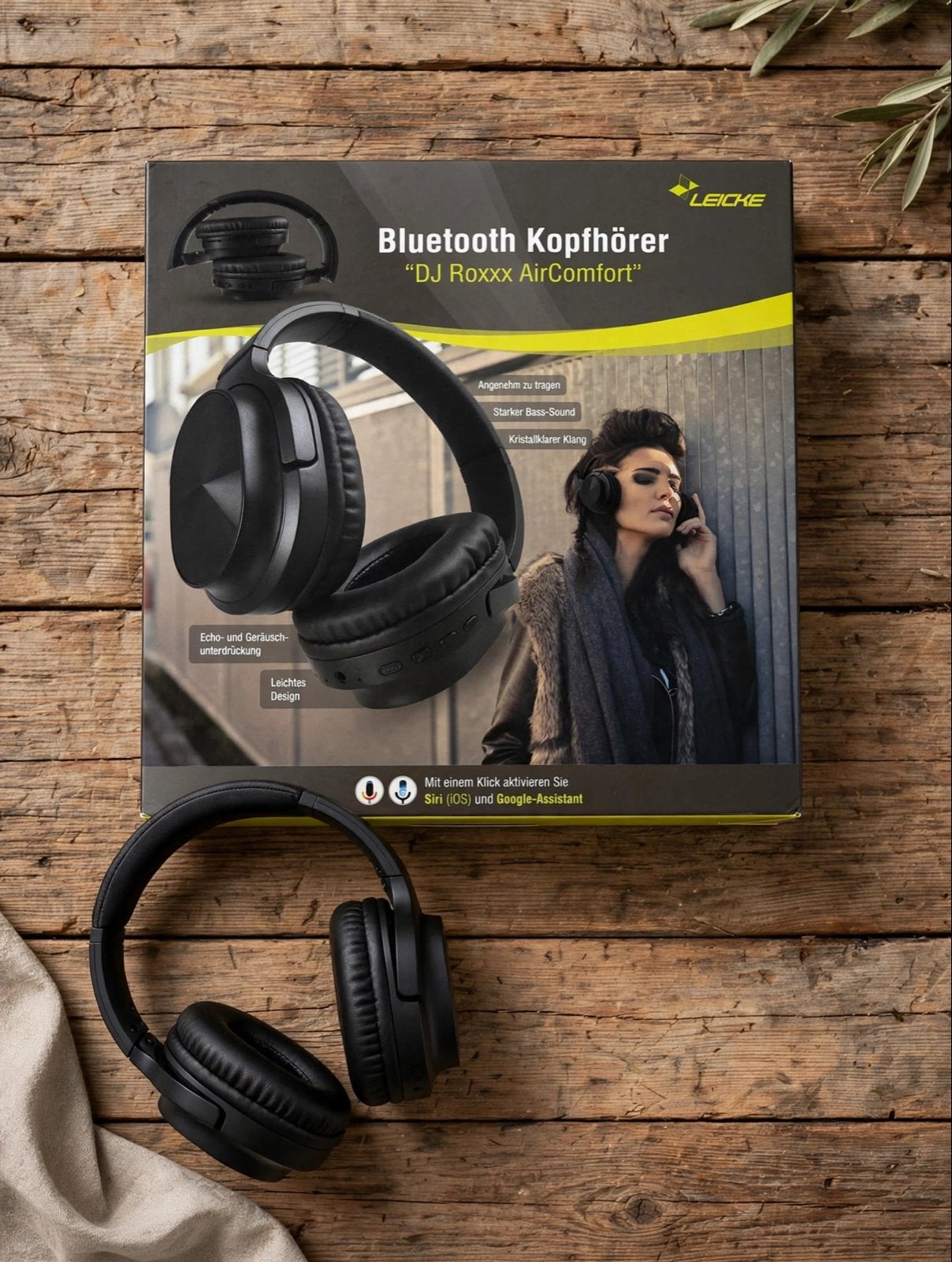 LEICKE DJ Roxxx AirComfort Bluetooth Koptelefoon - Nieuw, Audio, Tv en Foto, Koptelefoons, Overige merken, Bluetooth, Nieuw, Ophalen of Verzenden