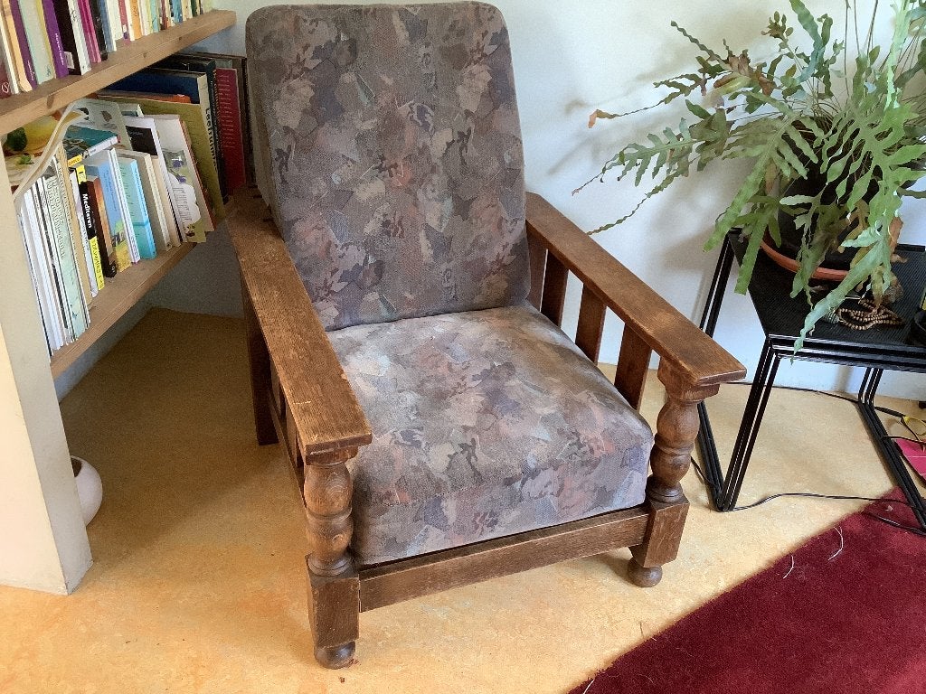 Rokers fauteuil, Ophalen, Klassiek, 75 tot 100 cm, Zo goed als nieuw