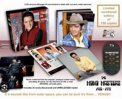 Elvis the mono masters 5 cd plus 480 blz boek, Ophalen of Verzenden, Zo goed als nieuw