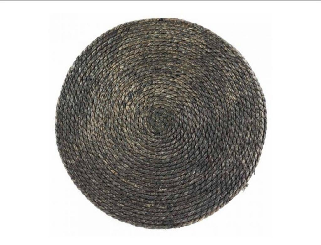 Nieuw rotan onderzetter antraciet 42 cm, Huis en Inrichting, Woonaccessoires | Onderzetters, Ophalen of Verzenden, Nieuw