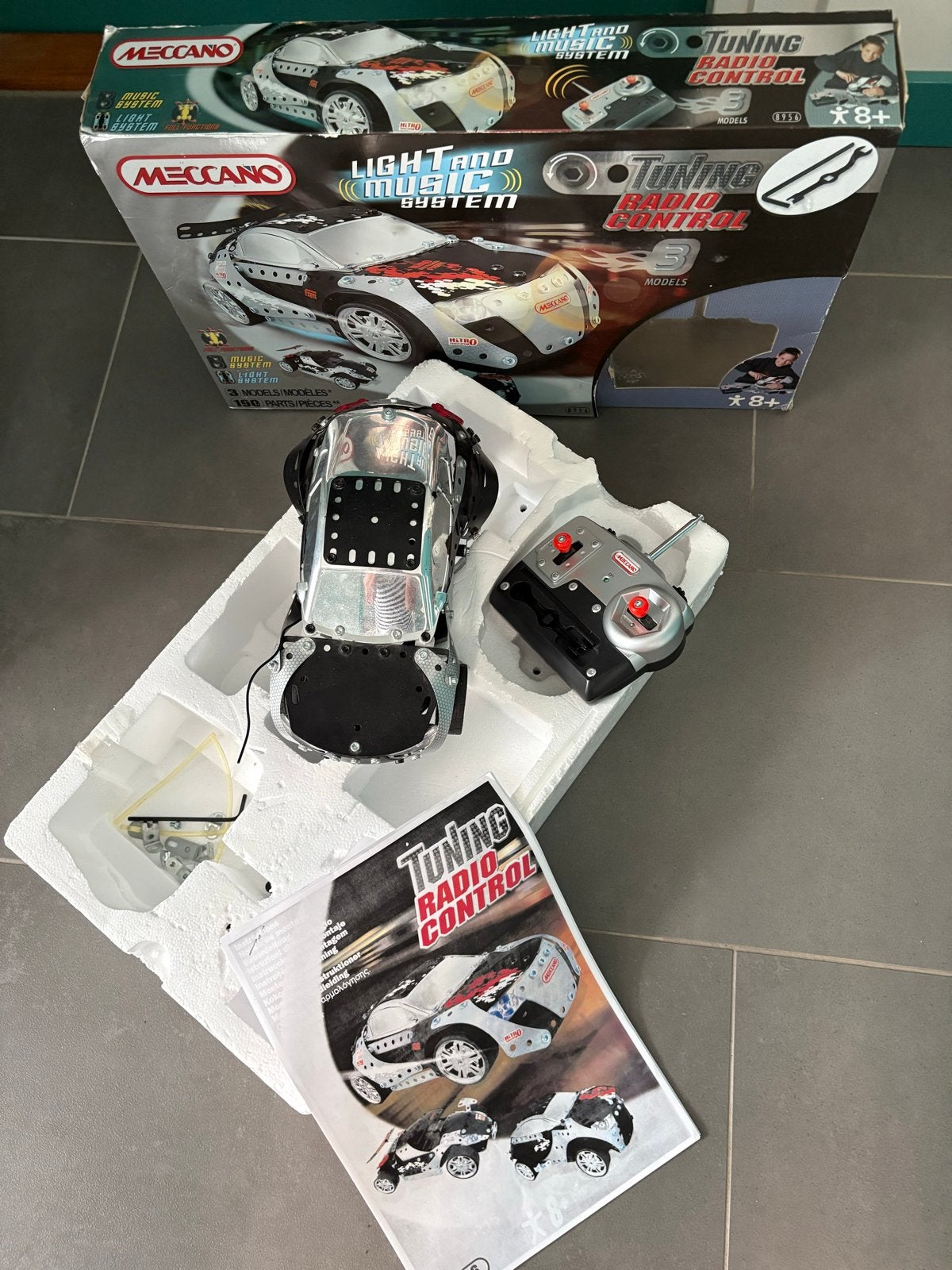 Meccano Tuning Radio Control Auto - Licht & Muziek Systeem, Elektro, Gebruikt, Ophalen of Verzenden, Auto onroad