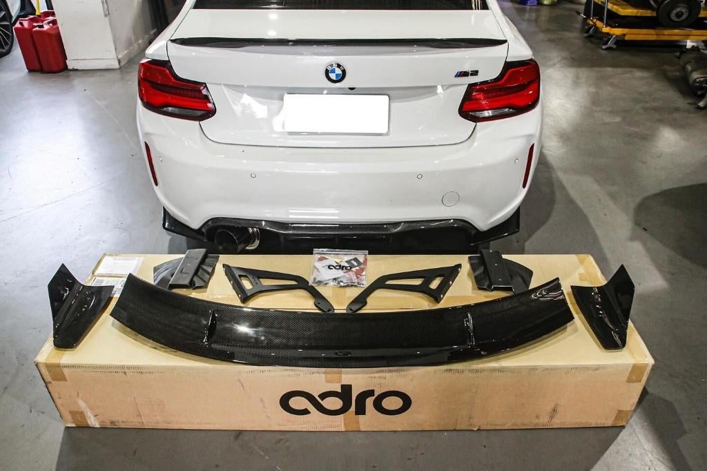 ADRO AT-R1 Swan Neck Wing carbon spoiler - BMW F87 M2
