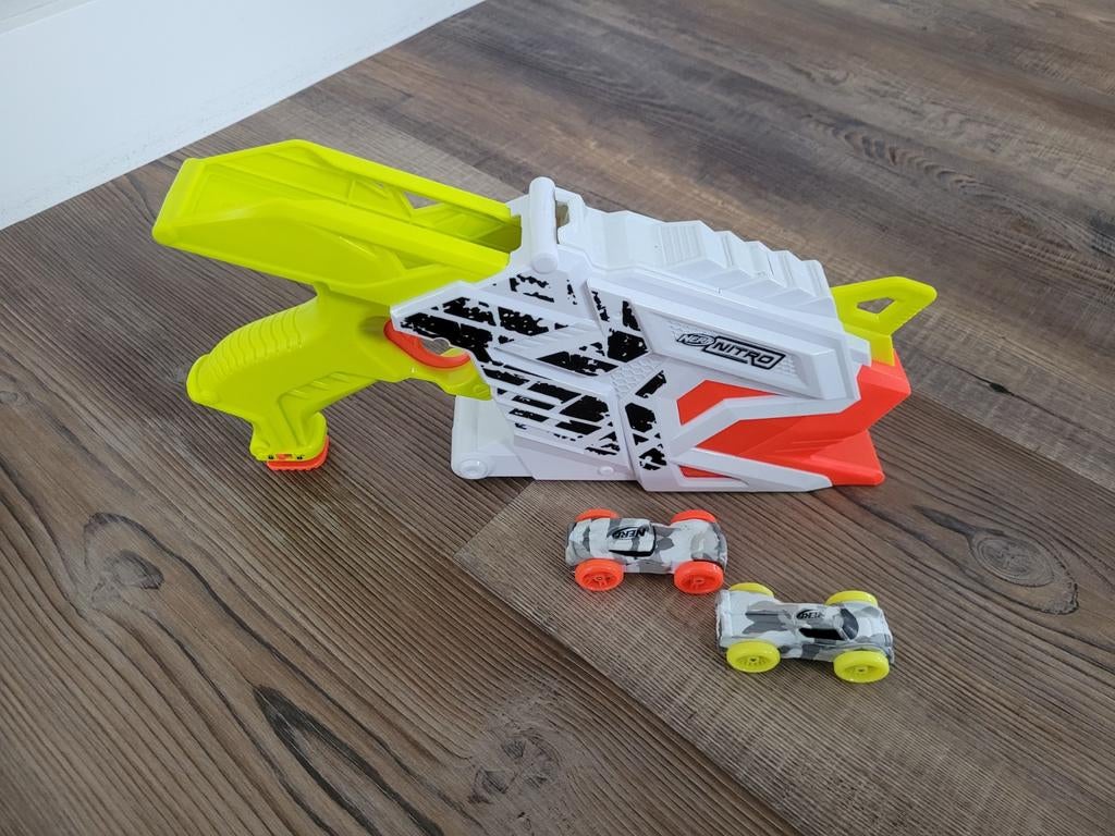 Nerf met autootjes, Ophalen of Verzenden, Zo goed als nieuw