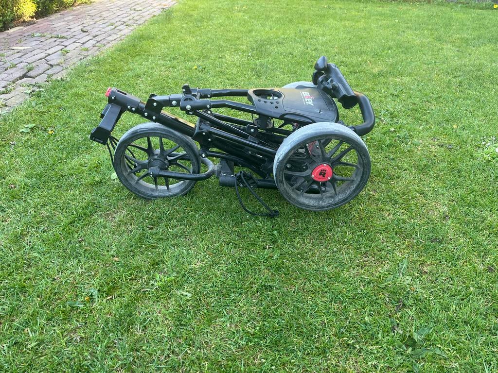 Golftroley, Elrey, zwart, Ophalen of Verzenden, Gebruikt, Golfkar