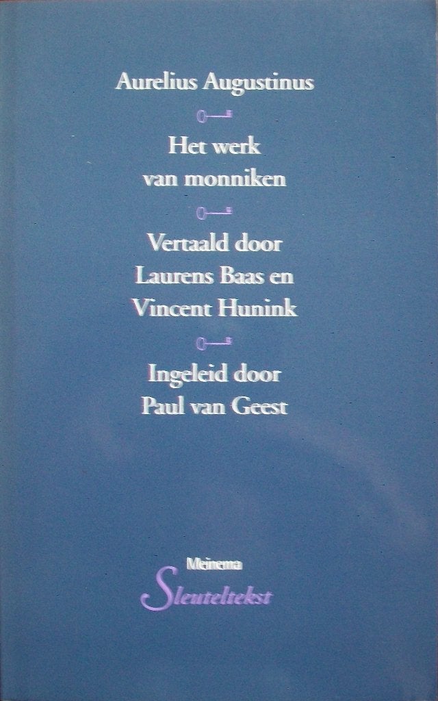 Aurelius Augustinus - Het werk van monniken, Ophalen of Verzenden, Gelezen, Christendom | Katholiek