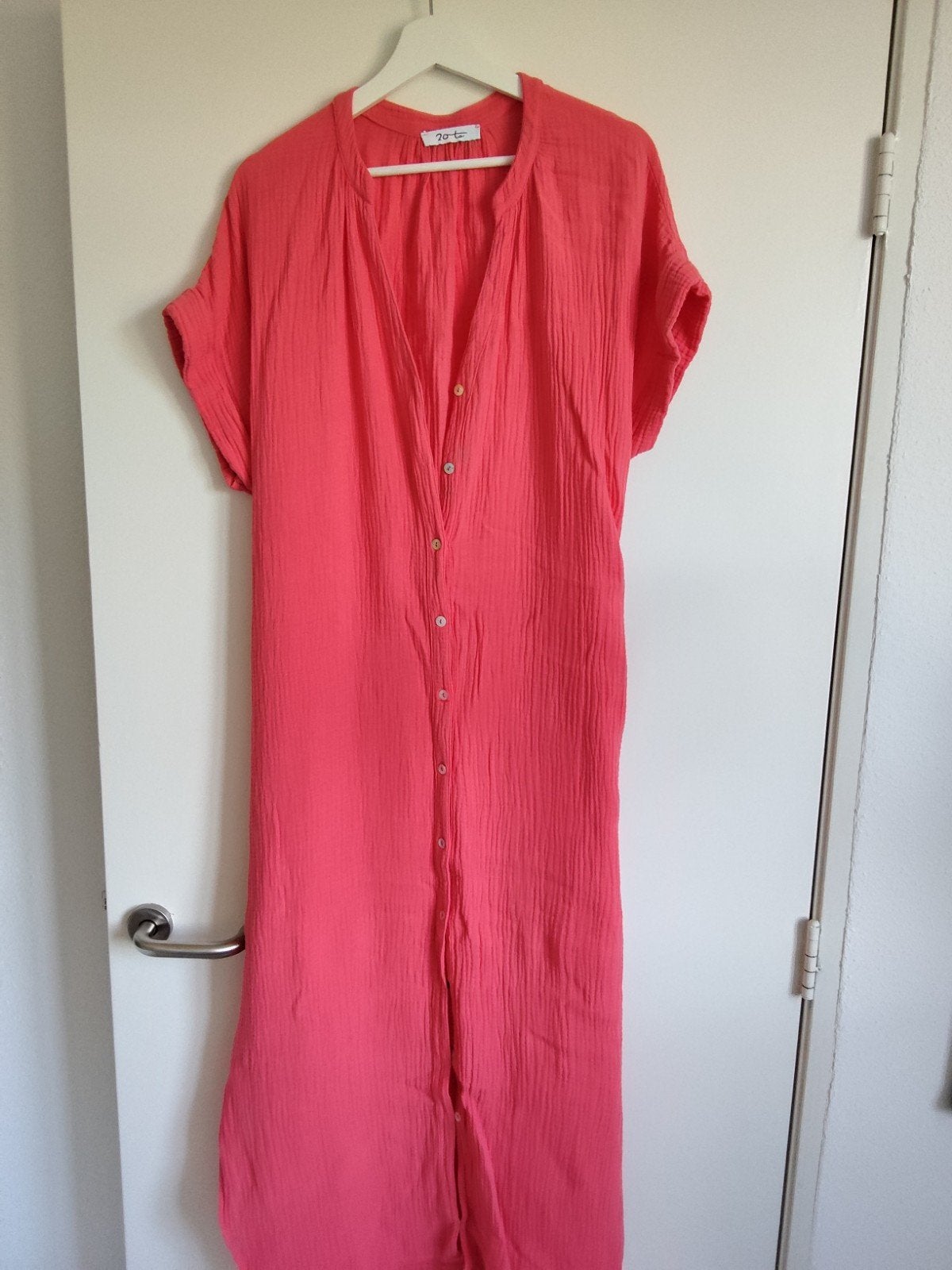 Zomer jurk. Maat 42. Oranje., Maat 42/44 (L), Nieuw, Oranje, Ophalen of Verzenden