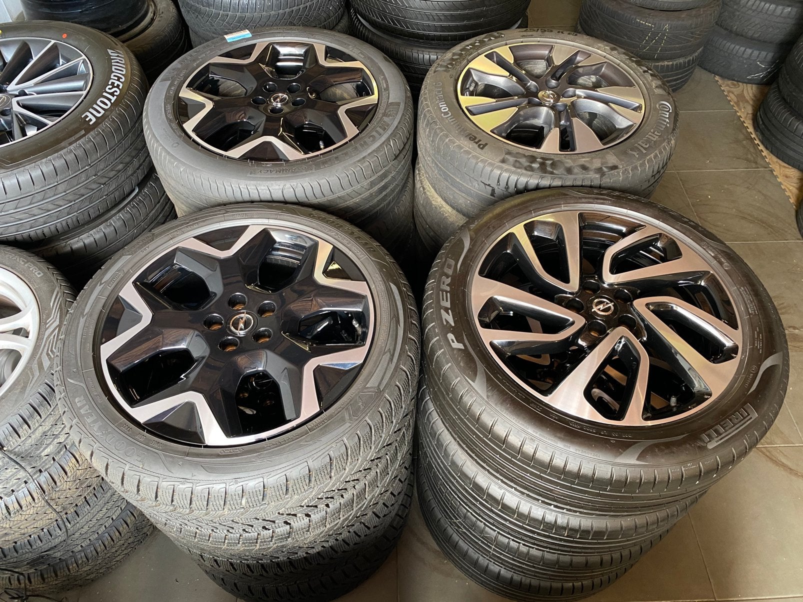 18” en 19” demo Opel Grandland velgen + zomer / winterbanden, Auto-onderdelen, Banden en Velgen, 19 inch, Banden en Velgen, Nieuw
