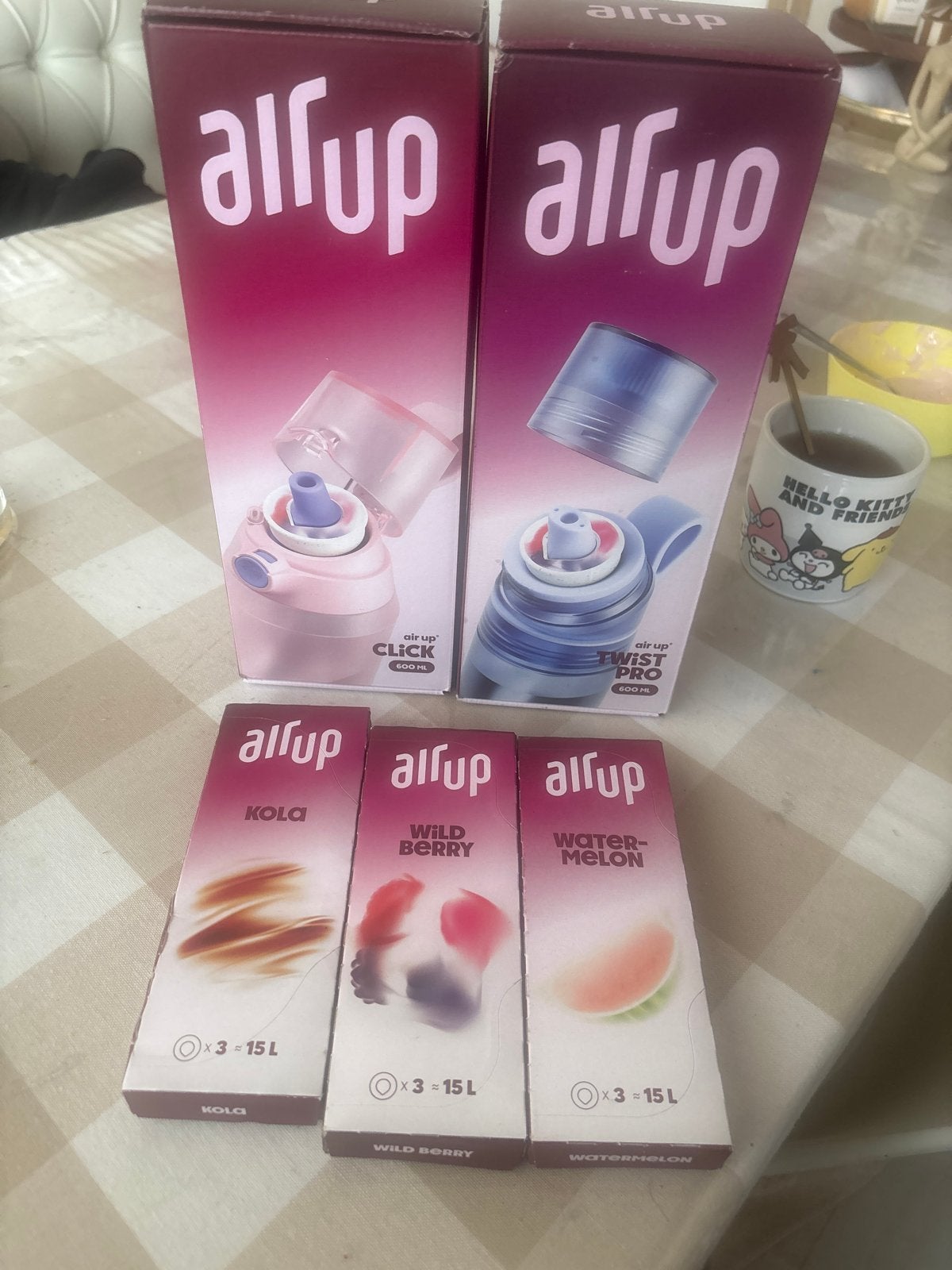 Air Up Starterset met 2 flessen en 3 packs, Meerkleurig, Nieuw, Kunststof, Ophalen of Verzenden